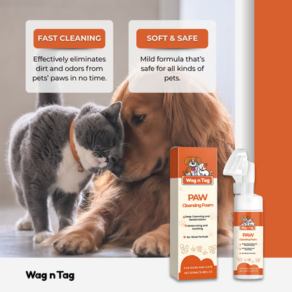 Wag N Tag Paw Cleansing Foam
